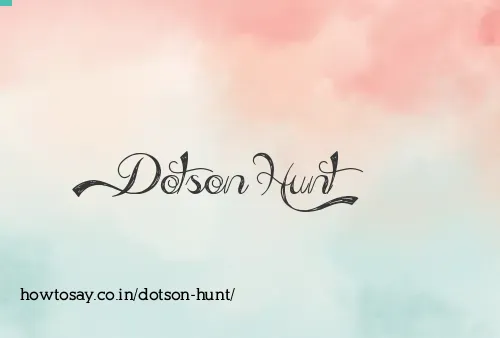 Dotson Hunt