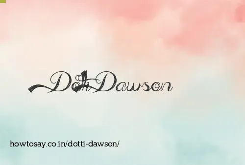 Dotti Dawson
