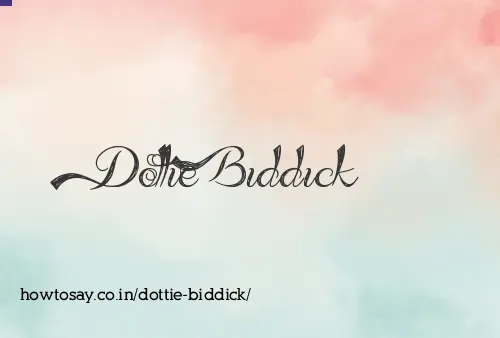 Dottie Biddick