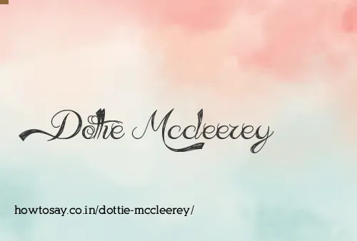 Dottie Mccleerey