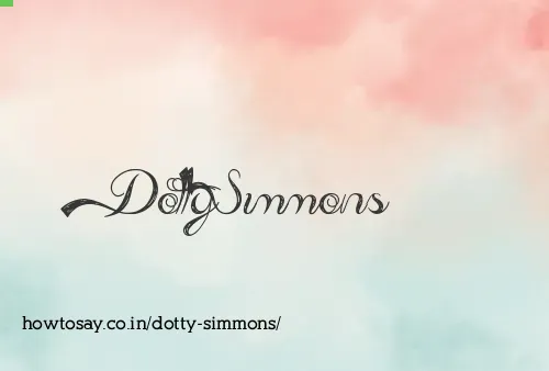 Dotty Simmons