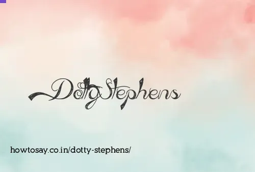 Dotty Stephens