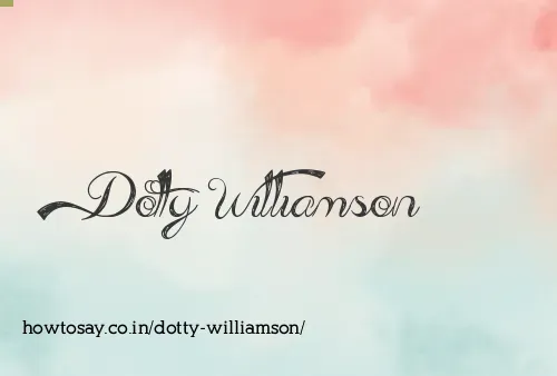 Dotty Williamson