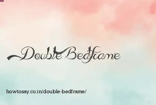 Double Bedframe