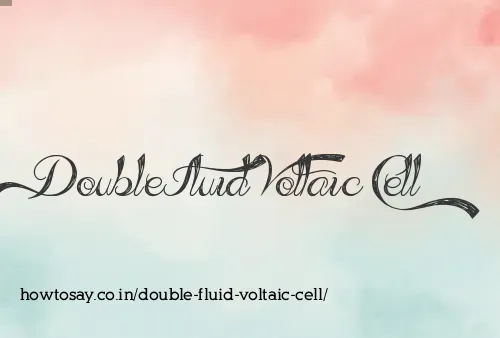 Double Fluid Voltaic Cell