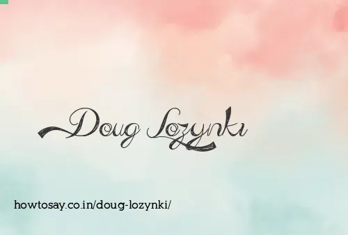 Doug Lozynki