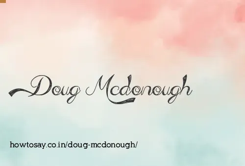 Doug Mcdonough