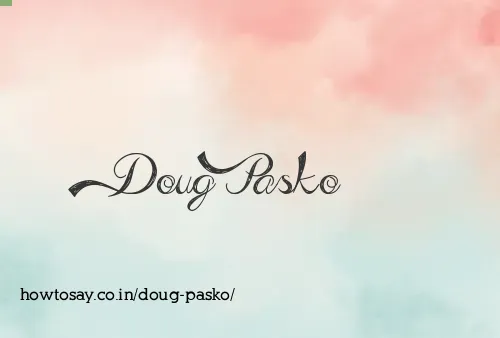Doug Pasko