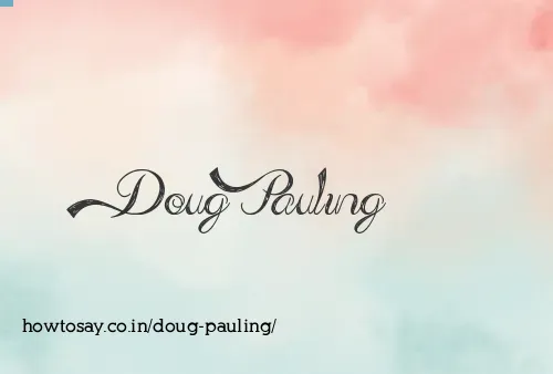 Doug Pauling