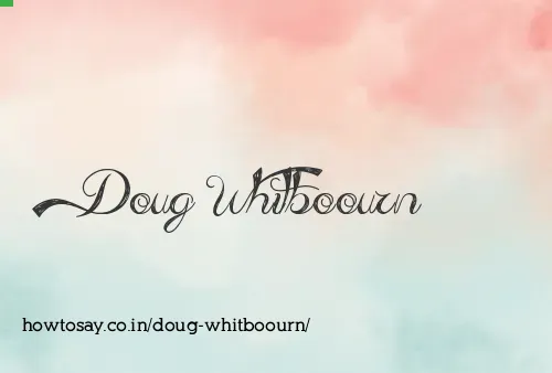 Doug Whitboourn