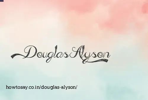Douglas Alyson