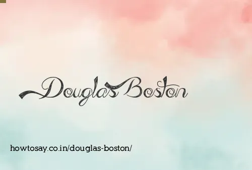 Douglas Boston