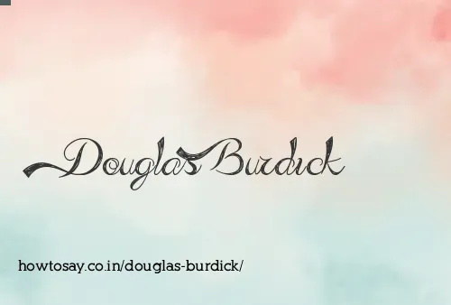 Douglas Burdick