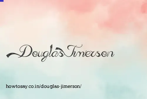 Douglas Jimerson