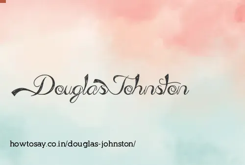 Douglas Johnston