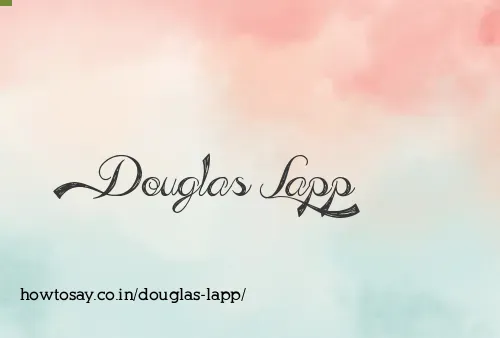 Douglas Lapp