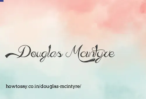 Douglas Mcintyre