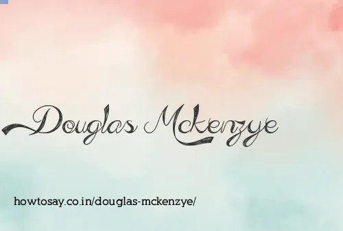 Douglas Mckenzye