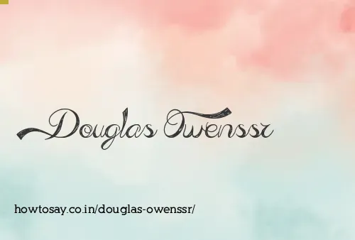 Douglas Owenssr