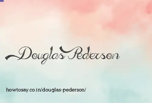 Douglas Pederson