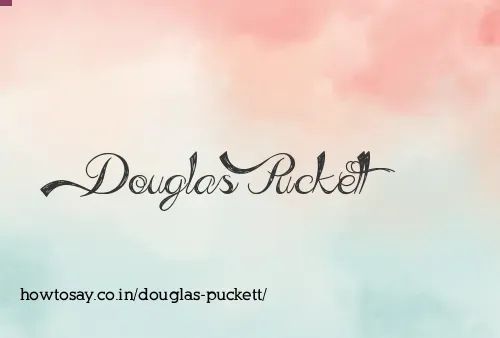 Douglas Puckett