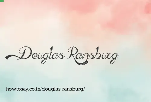Douglas Ransburg