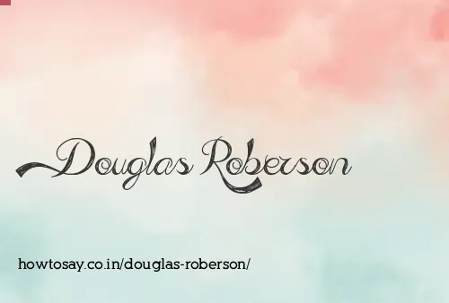 Douglas Roberson