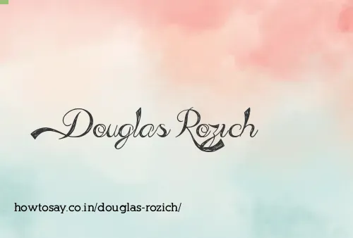 Douglas Rozich