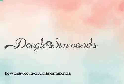 Douglas Simmonds