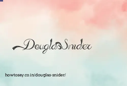 Douglas Snider