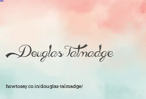 Douglas Talmadge