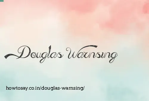 Douglas Warnsing