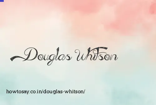 Douglas Whitson
