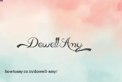 Dowell Amy