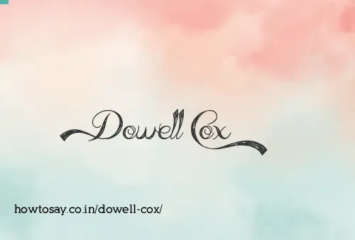 Dowell Cox