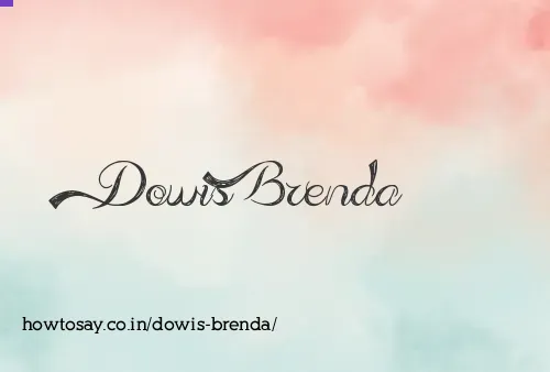 Dowis Brenda