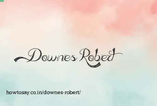 Downes Robert
