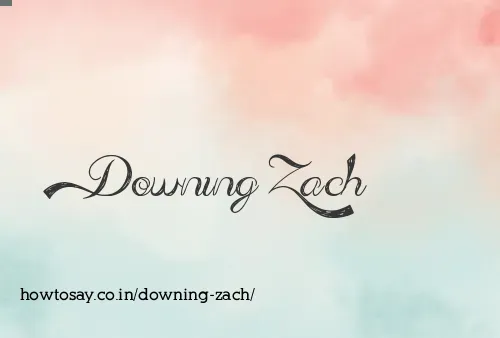 Downing Zach