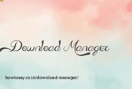 Download Manager