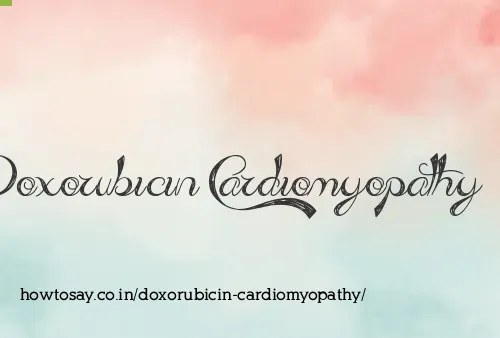 Doxorubicin Cardiomyopathy