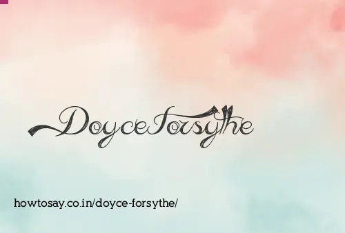 Doyce Forsythe