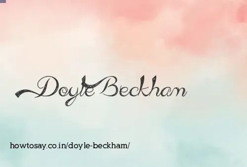 Doyle Beckham