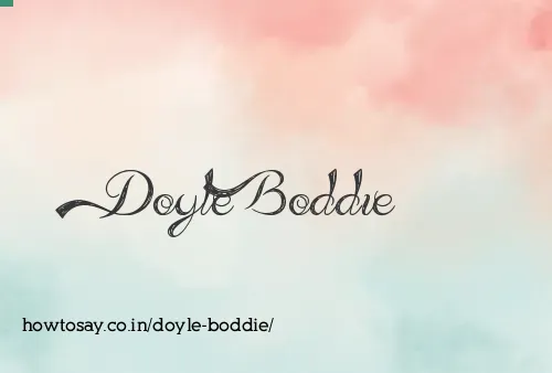 Doyle Boddie