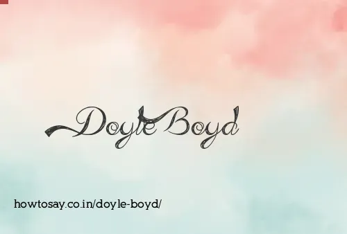 Doyle Boyd