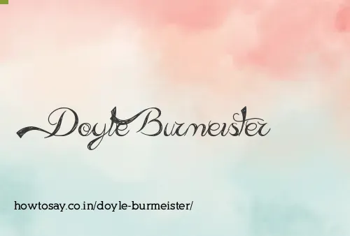 Doyle Burmeister