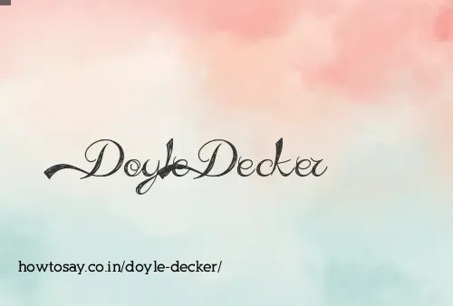 Doyle Decker