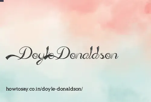Doyle Donaldson