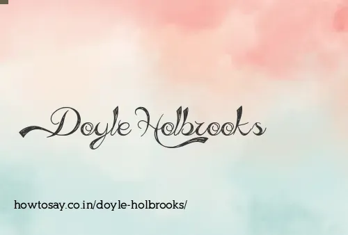 Doyle Holbrooks