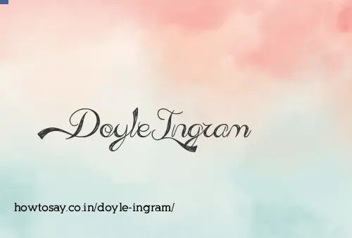 Doyle Ingram