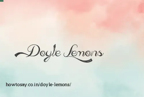 Doyle Lemons